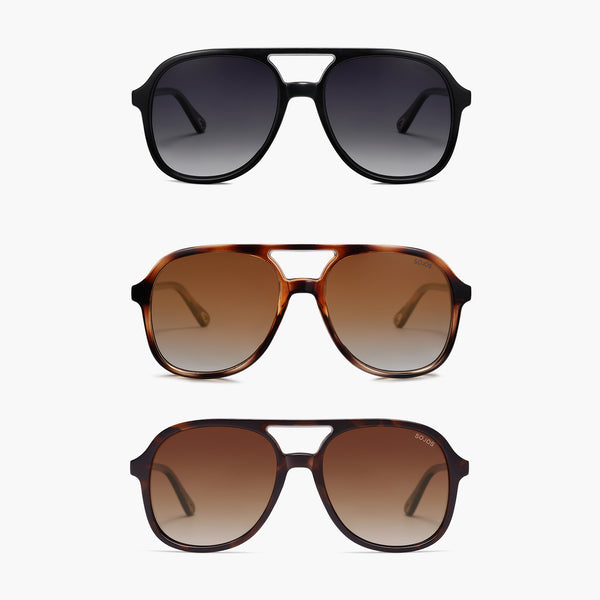 Buy Trendy Classic 70s 80s Polarized Aviator Shades for Women