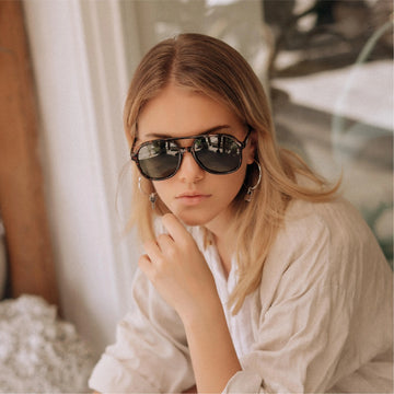 Buy Trendy Classic 70s 80s Polarized Aviator Shades for Women