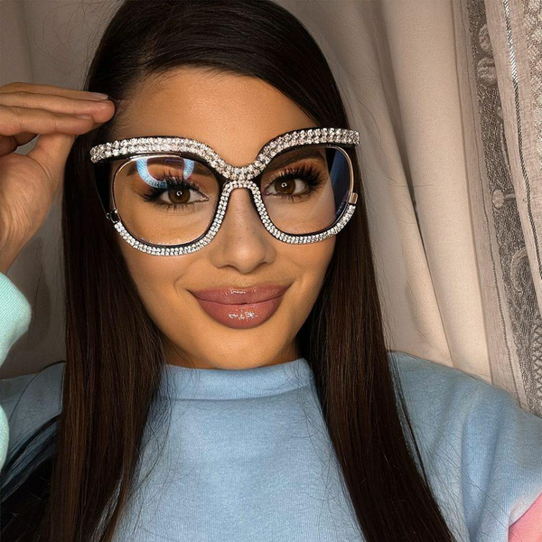 Jeweled shop glasses frames