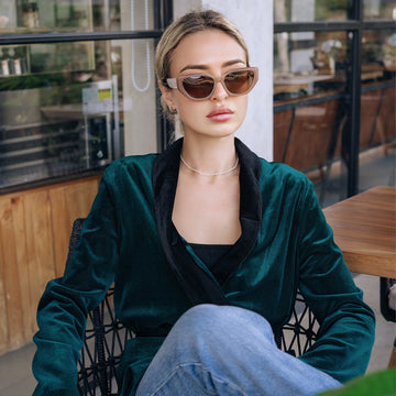 Women Trendy Cute Cat Eye Polarized Sunglasses SJ2237  display picture 3