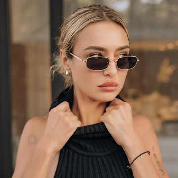 Narrow Rectangle 80s 90s Skinny Sunglasses SJ1187 Pink Amazon.com: SOJOS Small Y2k Narrow Rectangle Sunglasses  main image 3