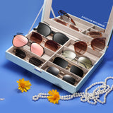 8 Pack Sunglasses Set with Mirror