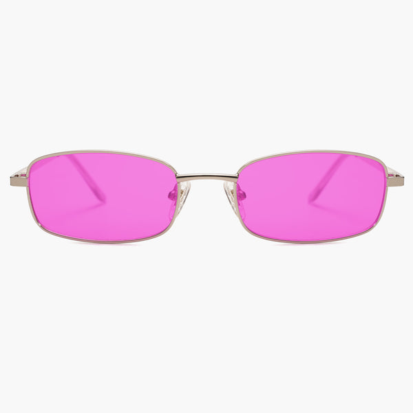 Narrow Rectangle 80s 90s Skinny Sunglasses SJ1187 Pink Amazon.com: SOJOS Small Y2k Narrow Rectangle Sunglasses  main image 4