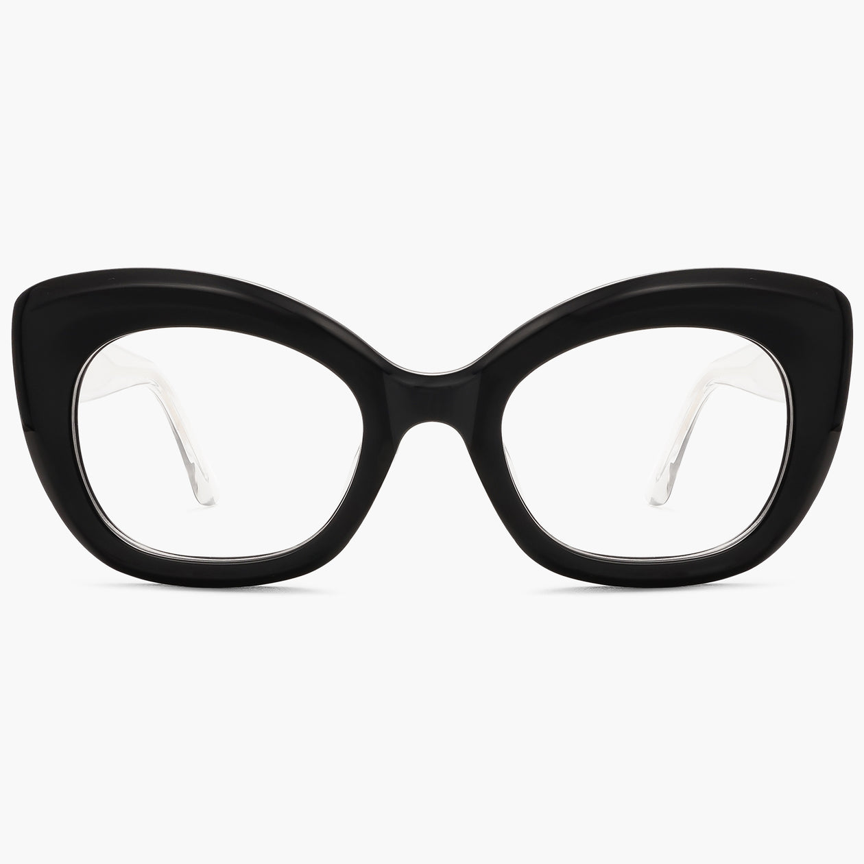 Women's Cat Eye TR90 Prescription Reading Glasses Full-rim Frame