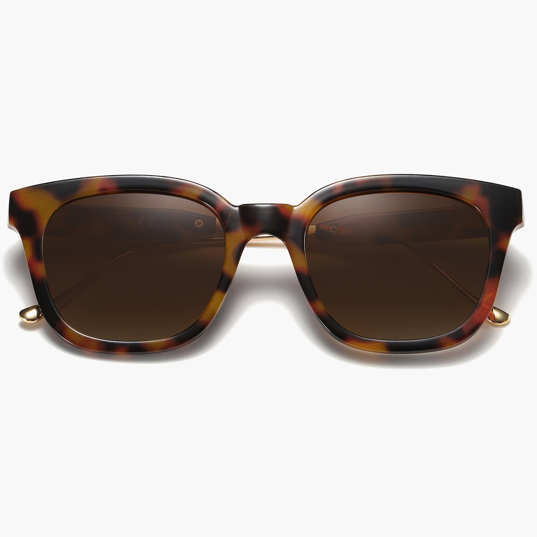 Buy Classic Square Polarized Sunglasses for Women Bonheur 