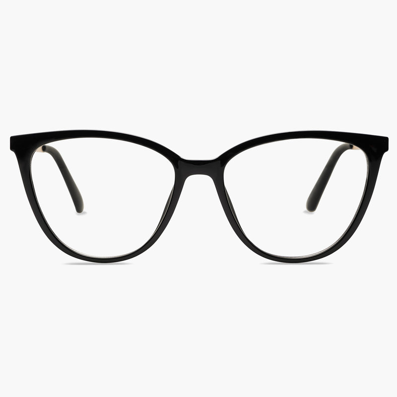 SOJOS Cat Eye Black Glasses 