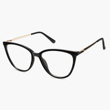 SOJOS Cat Eye Black Glasses 