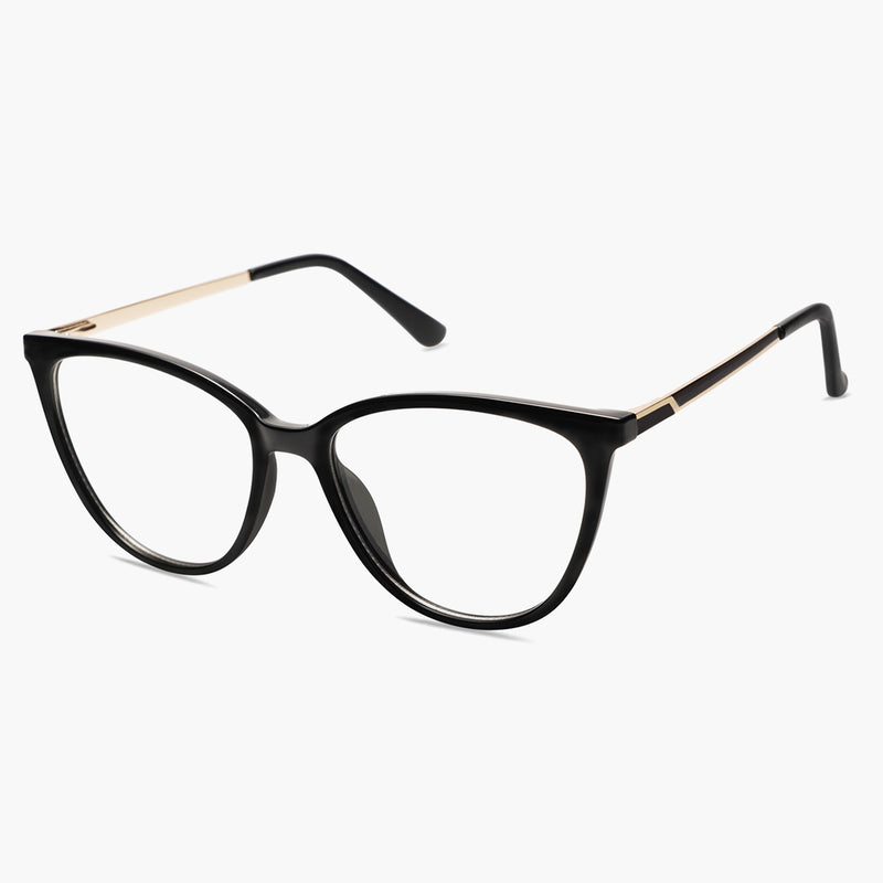 SOJOS Cat Eye Black Glasses 