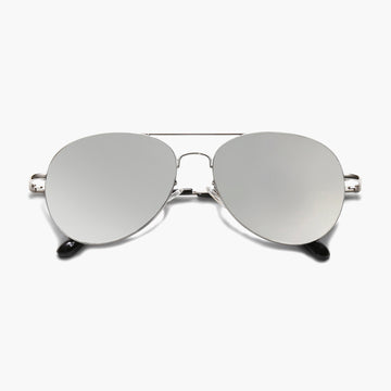 Buy Mirrored Aviator Sunglasses for Women | Empire | SOJOS display picture 2
