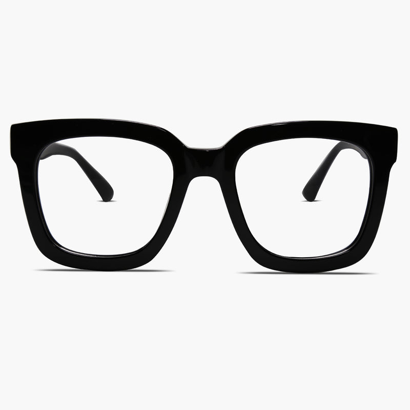 SOJOS Oversized Square Black Eyeglasses