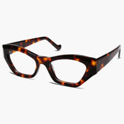 SOJOS Polygon Tortoise Eyeglasses