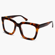 SOJOS Oversized Square Tortoise Eyeglasses