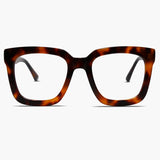 SOJOS Oversized Square Tortoise Eyeglasses