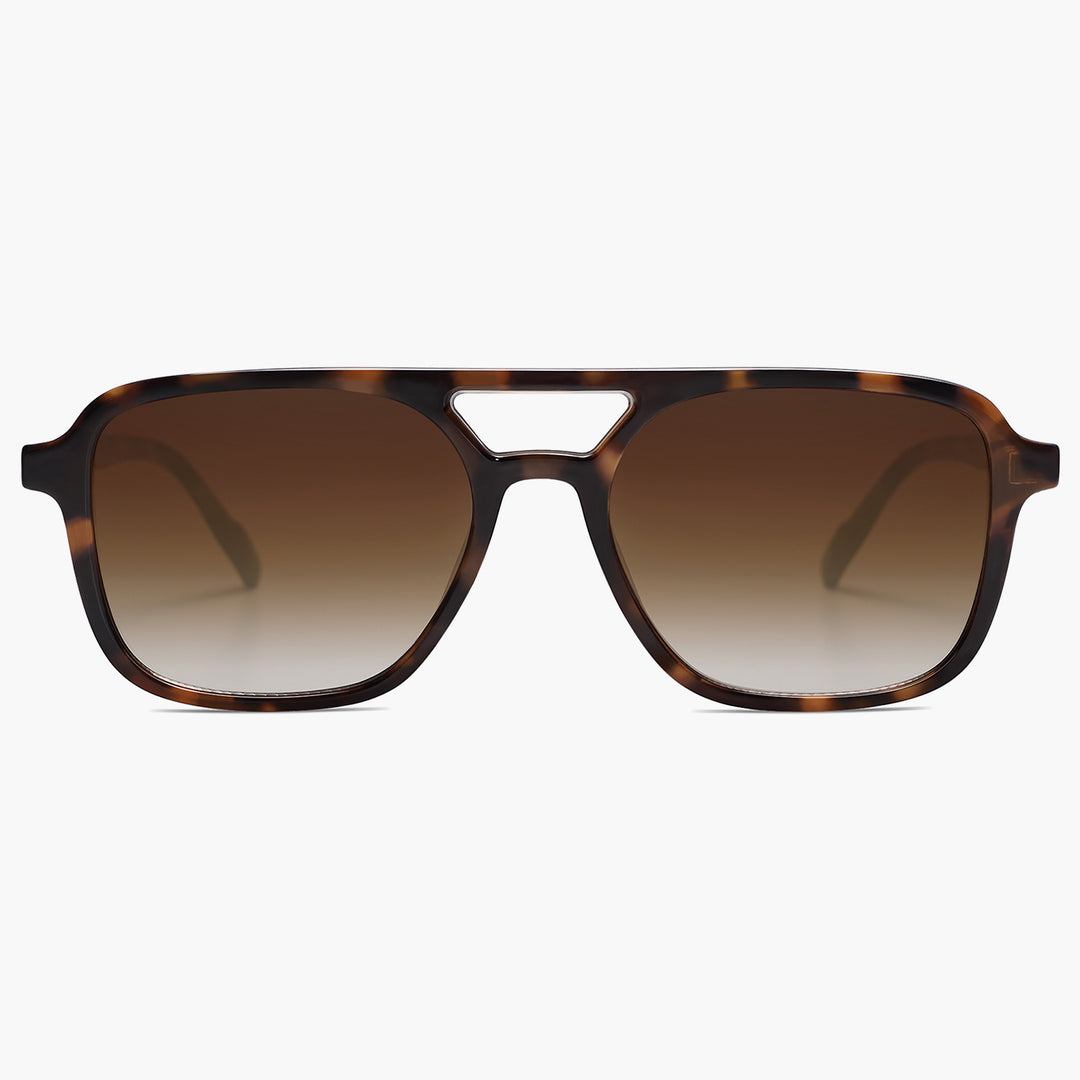 Buy Trendy Tortoise Aviator Sunglasses for Women Sandra  display picture 1