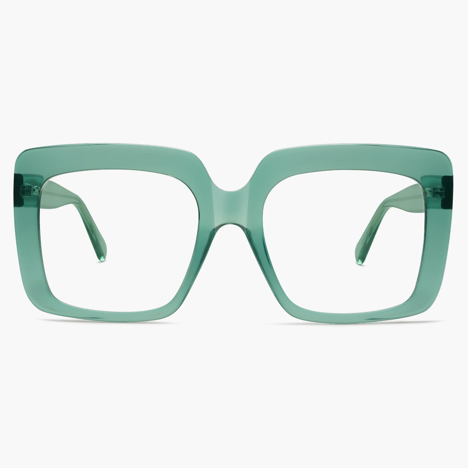 Women's Square Oversized Acetate Prescription Reading Glasses Full-rim ...