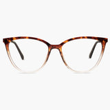 SOJOS Cat Eye Gradient Tortoise Glasses 