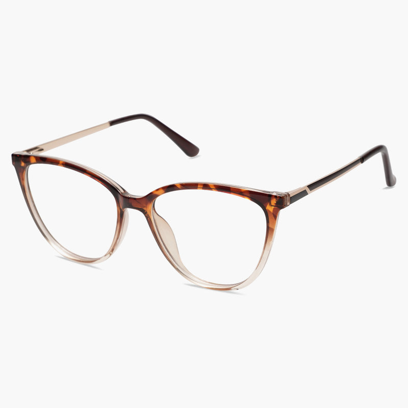 SOJOS Cat Eye Gradient Tortoise Glasses 