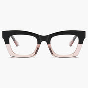 Square Black & Pink TR90 Eyeglasses