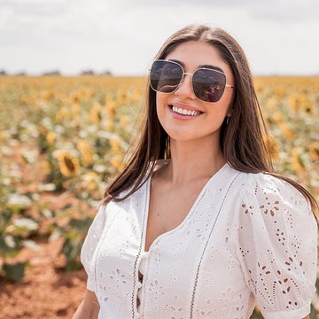 Buy Mirrored Square Sunglasses for Women | Eternal | SOJOS