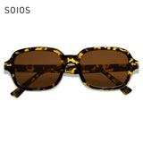 SOIOS Tortoise Square Frame Sunglasses