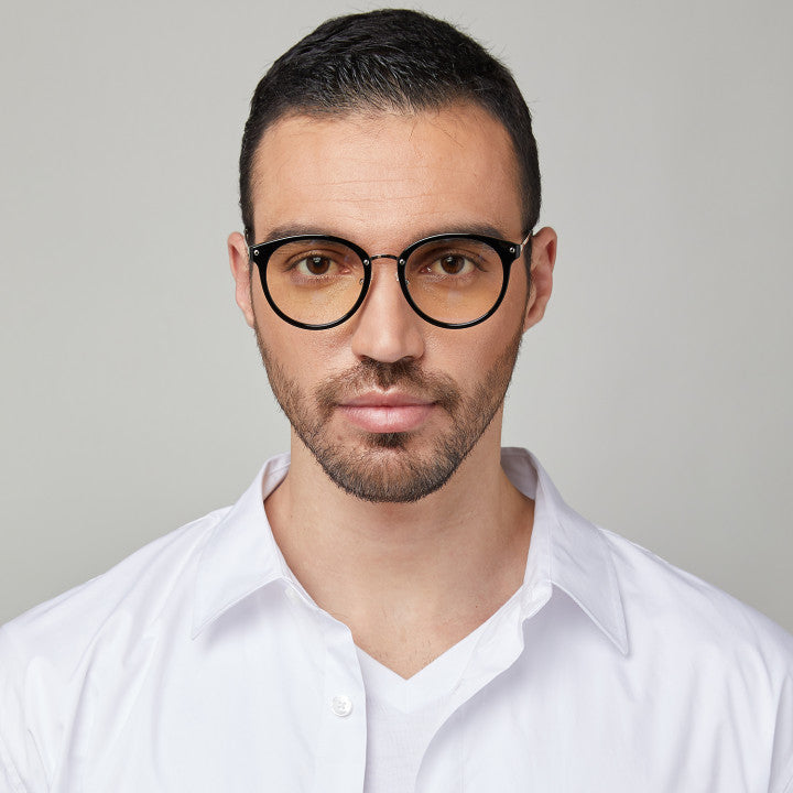 Sojos Vision Round Prescription Cheetah Print Blue Light